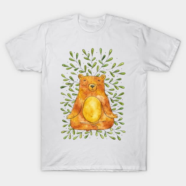 Yoga Bear T-Shirt by Tania Tania